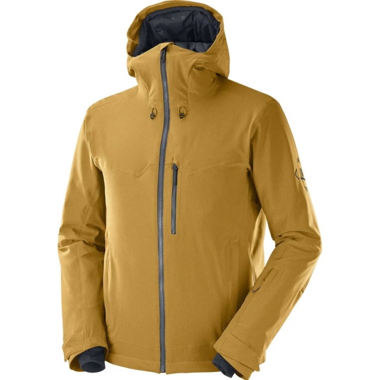 Jaquetas De Esqui Salomon Untracked Insulated Masculino Amarelas | PT I08937